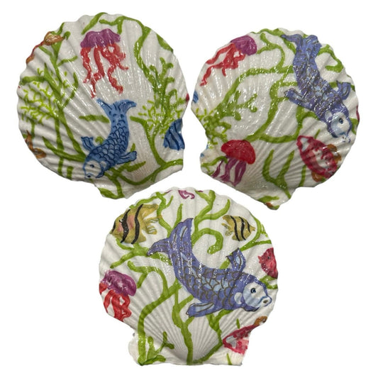 Scallop Nightlight- Sea Life- Auto Sensor LED On/Off- Nursery Nightlight