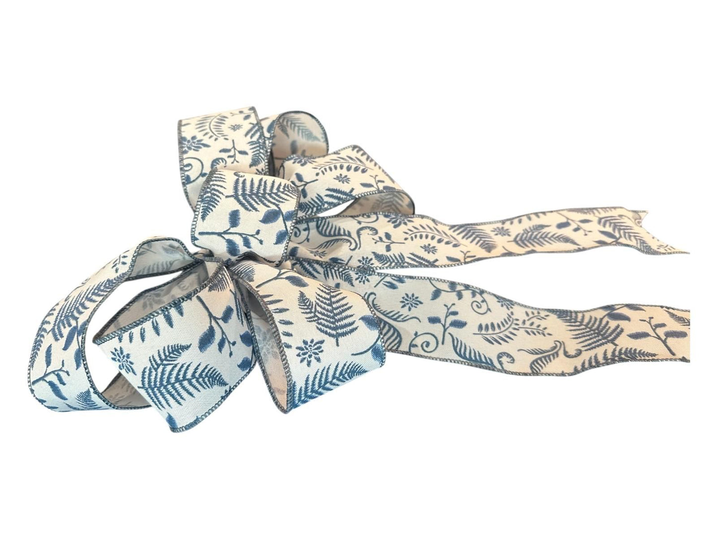 Coastal Floral 7 Loop Bow