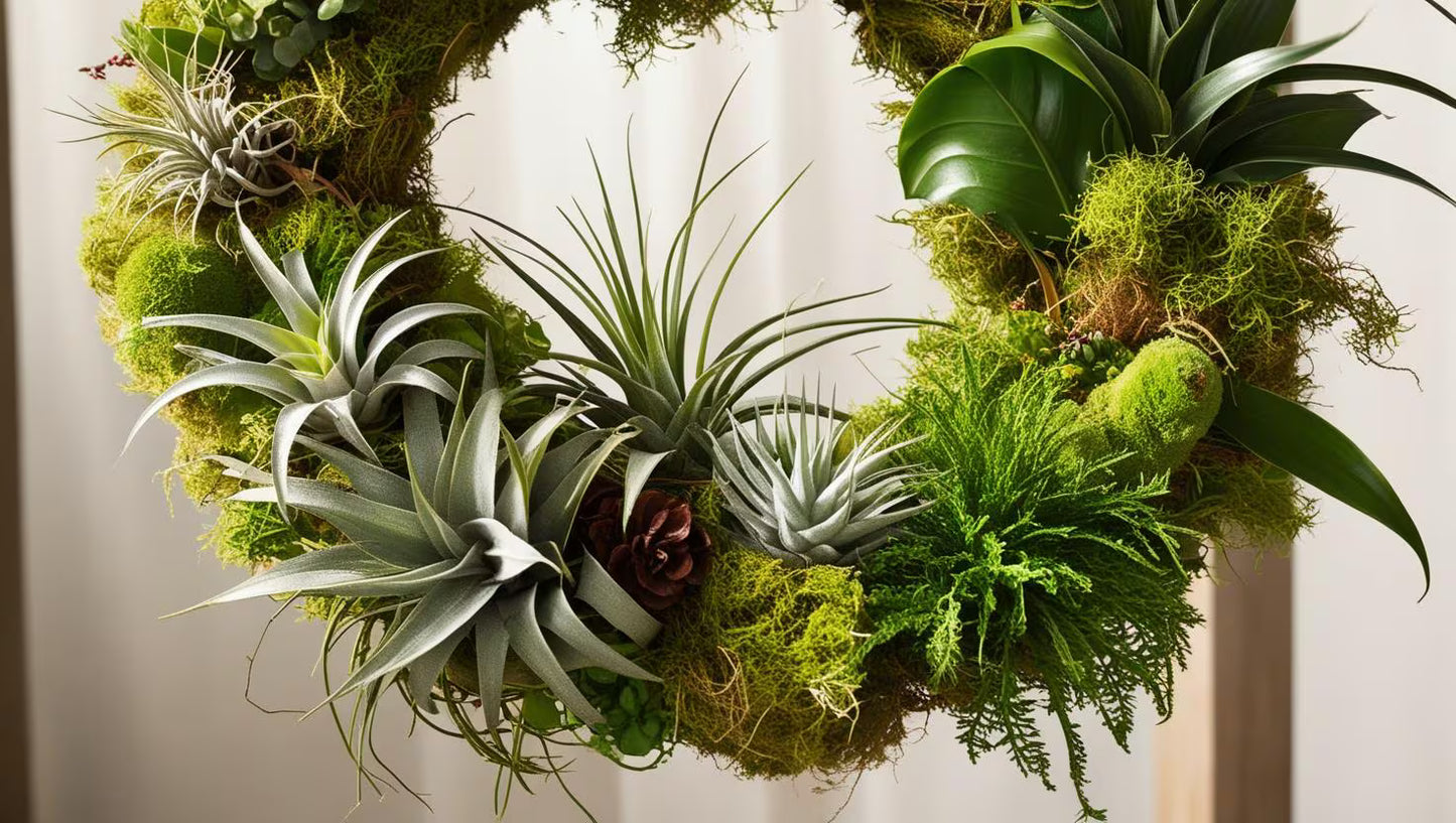 1 -5 GAL Premium Fresh Spanish Moss Air Plant - Healthy Tillandsia Usneoides - Wewdding & Home Decor, Orchids & Terrariums