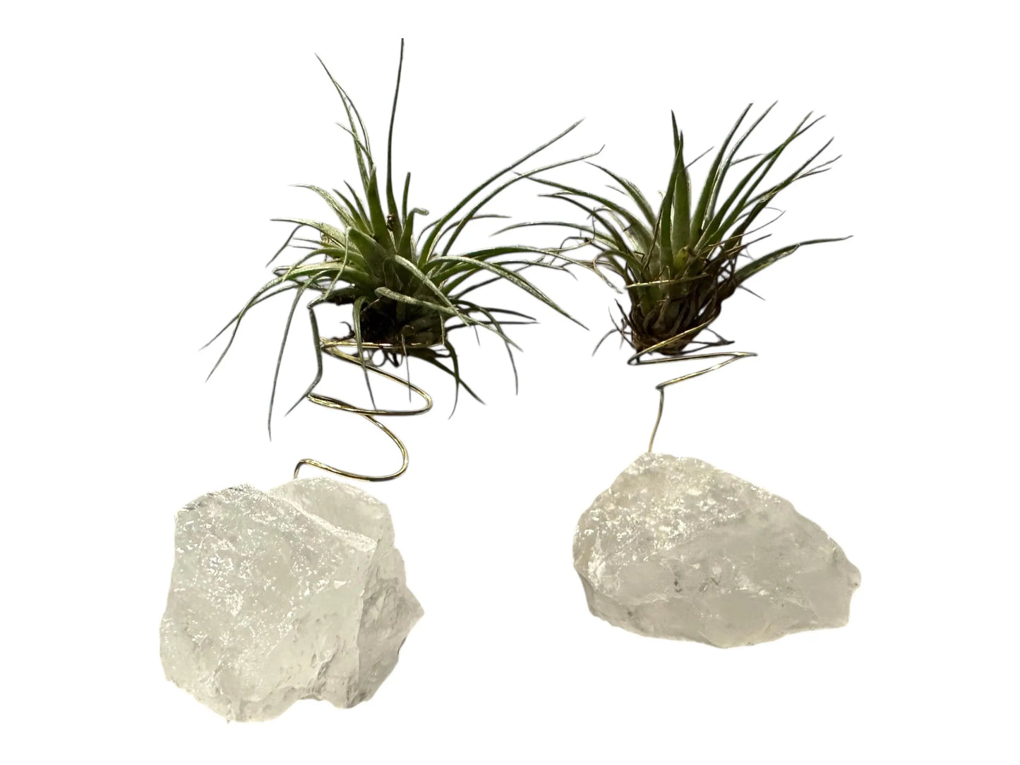 Crystal Geode Holder with Air Plant for Natural Healing Energy, Gift Box & Care Kit – A Thoughtful Gift for Mindfulness, Balance and Self-Care