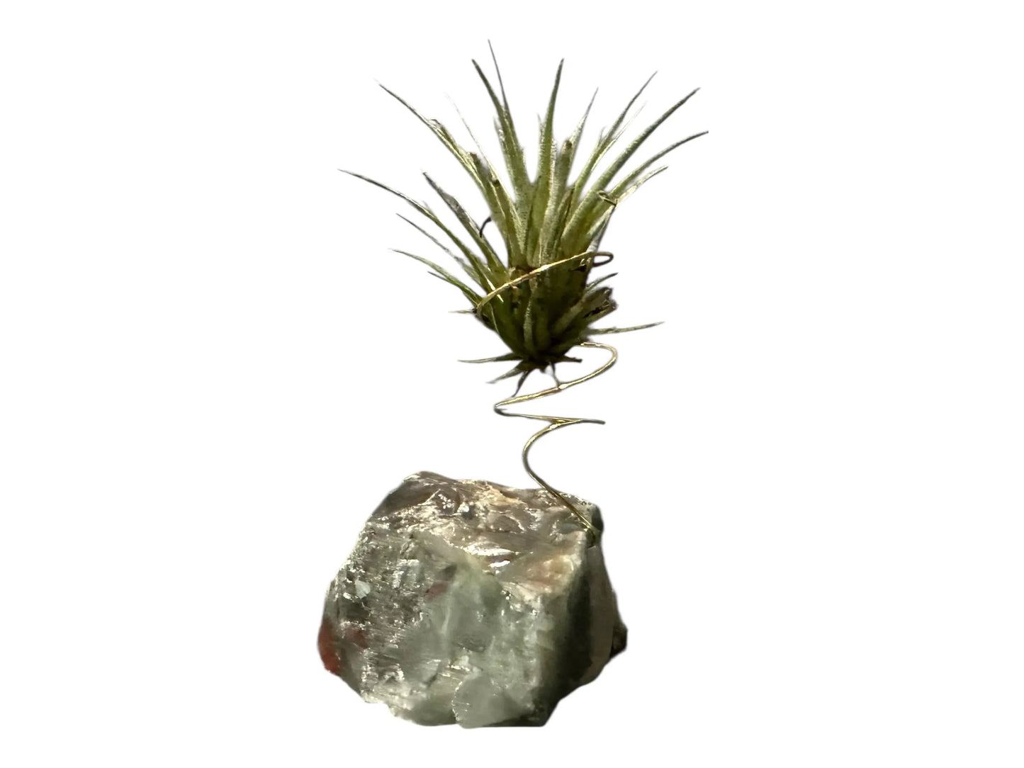 Crystal Geode Holder with Air Plant for Natural Healing Energy, Gift Box & Care Kit – A Thoughtful Gift for Mindfulness, Balance and Self-Care