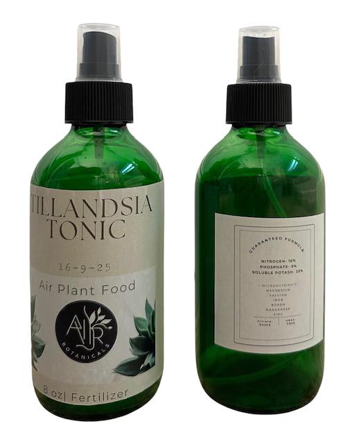 Fertilizer for Air Plants- Best Green Glass Bottle to reduce light and leaching- Helps Vibrant Growth- Best Formula & Eco Friendly Packaging