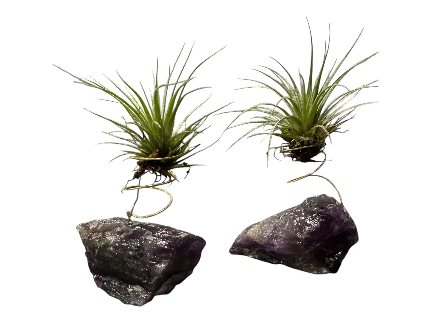 Crystal Geode Holder with Air Plant for Natural Healing Energy, Gift Box & Care Kit – A Thoughtful Gift for Mindfulness, Balance and Self-Care