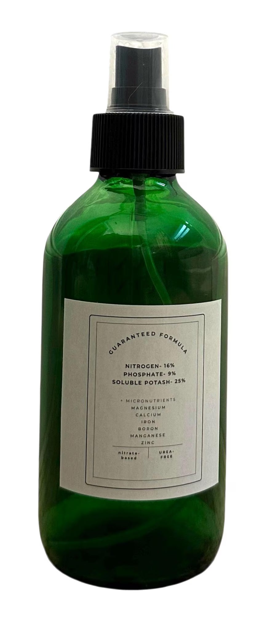 Air Plant Fertilizer Mist in Green Glass Bottle - Plant Food Tonic for Vibrant Growth & Freshness - Eco-Friendly Formula - Packaging