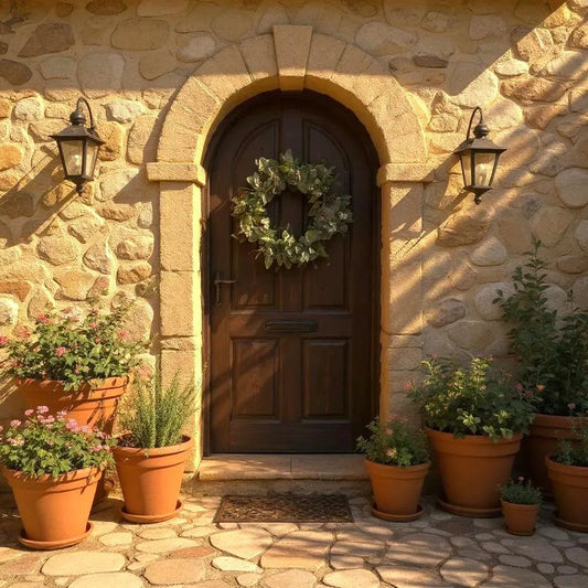 18" Eucalyptus & Berries Grapevine Wreath- All Seasons- Add a Bow for Holidays