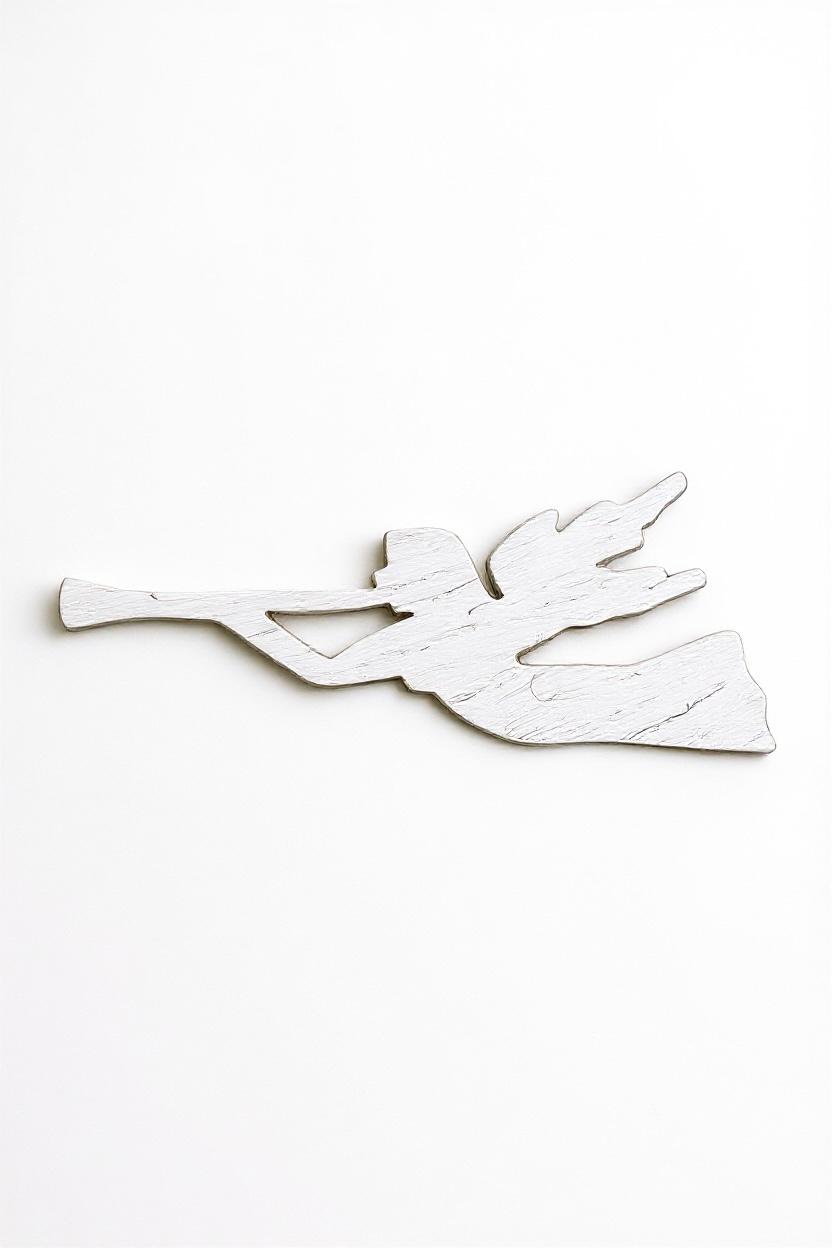 ✨ Wooden Christmas Angel – 30” x 12” Hanging Holiday Wall Décor | Handcrafted Wood Angel with Protective Finish 🎄