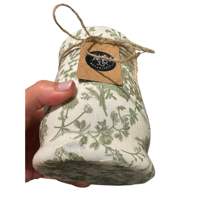 Glass Decoupage Candle Holder- Tall
