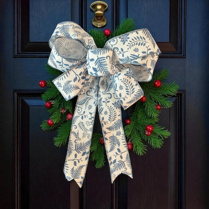 Coastal Floral 7 Loop Bow