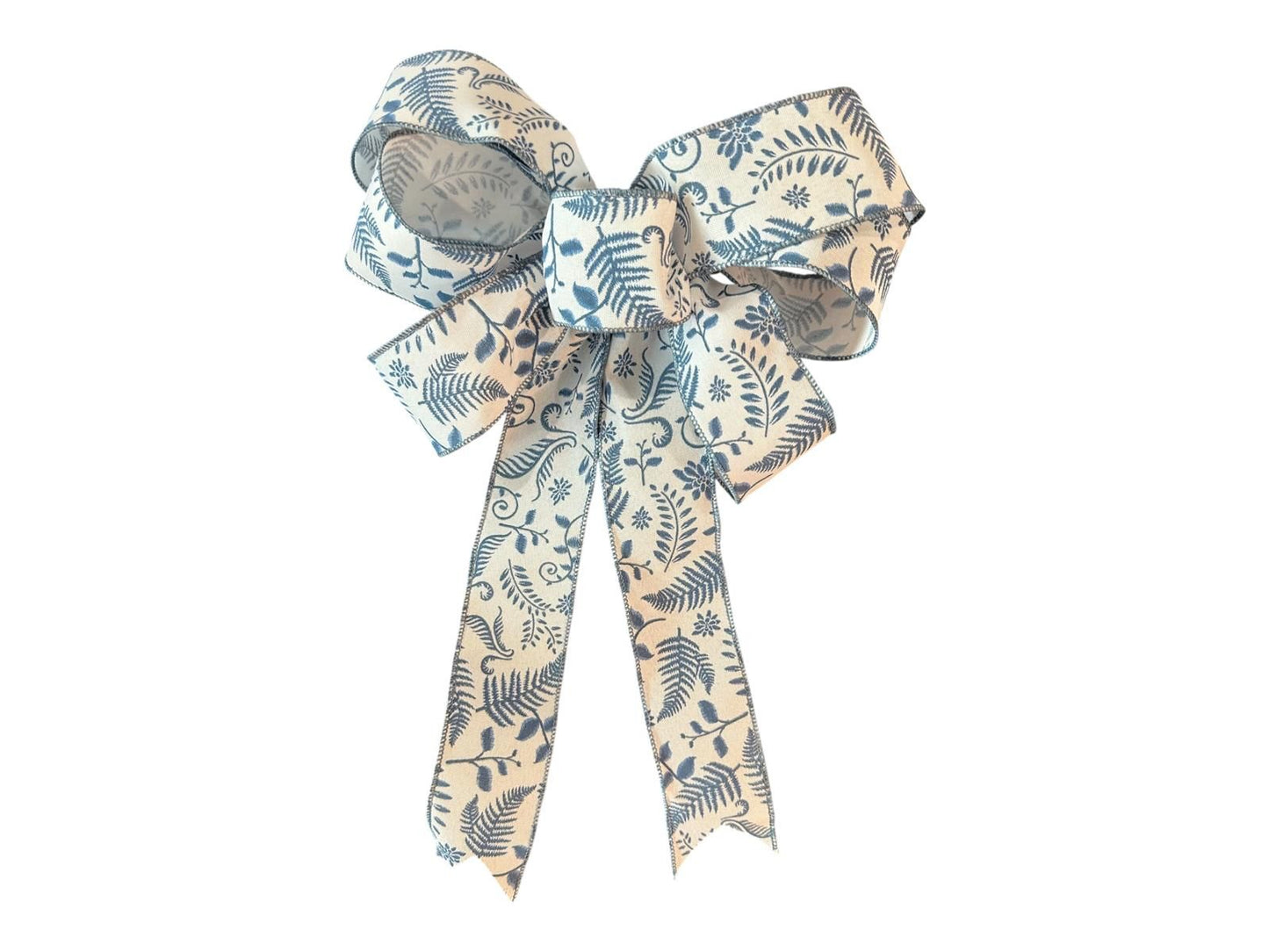 Coastal Floral 7 Loop Bow