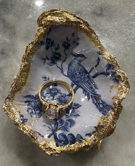 Oyrster "Something Blue" Ring Dish