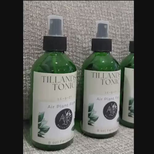 Fertilizer for Air Plants- Best Green Glass Bottle to reduce light and leaching- Helps Vibrant Growth- Best Formula & Eco Friendly Packaging
