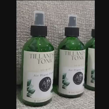 Air Plant Fertilizer Mist in Green Glass Bottle - Plant Food Tonic for Vibrant Growth & Freshness - Eco-Friendly Formula - Packaging